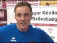Szilágyi Zoltán (Vác) nyilatkozik DKKA - Vác 33-32 Magyar Kupa