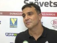 Ambros Martin (Győri Audi Eto KC) nyilatkozik