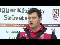 2016 12 30 DKKA Kispest Beki Nagy Bertalan nyilatkozik