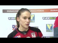 2016 12 30 DKKA Kispest Grosch Vivien nyilatkozik