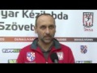  2016 12 30 DKKA Kispest Gyorgy Laszlo nyilatkozik