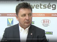 2016 12 30 Szemenyei István nyilatkozik (2016 értékelése, tervek 2017-ben)